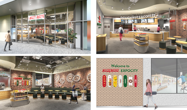 関西最大級！ドーナツとスポーツが一緒に楽しめる新コンセプト店舗『クリスピー・クリーム・ドーナツ ららぽーとEXPOCITY店』2024年4月6日（土）にグランドオープン