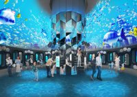 「玄海海中展望塔」、海中イマーシブシアターへリニューアル｜乃村工藝社は、展望塔の企画・デザイン・施工・デジタル演出、開業PRを担当
