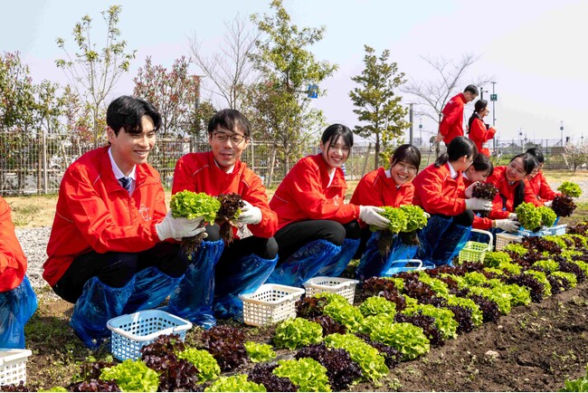 2024年度 キユーピー初の体験型入社式を実施。新入社員が野菜収穫やマヨネーズ作りを体験