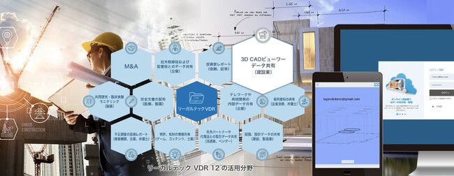 リーガルテック社、「リーガルテックVDR 建設業」を用いて、CAD、３D CADデータ共有でデジタルツイン構築を支援