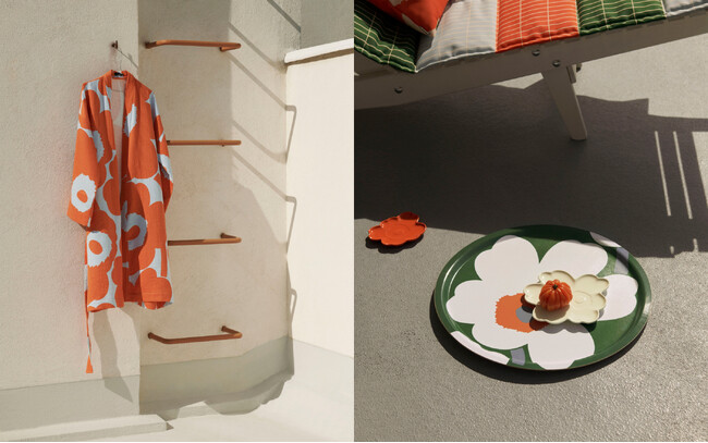 [マリメッコ]ブライトカラーのUnikkoがサマームードを感じさせる新作ホームコレクションが登場