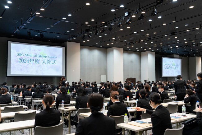 【SBCメディカルグループ】2024年入社式を開催しました