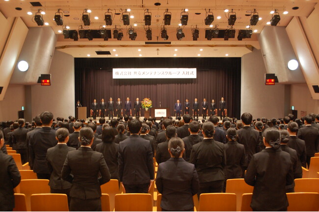 2024年度　共立メンテナンスグループ　入社式開催