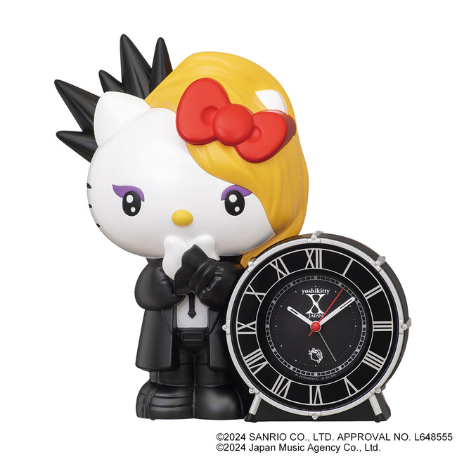 X JAPAN YOSHIKI の声で起こしてくれる！ 人気キャラクター「yoshikitty」の目ざまし時計が登場！