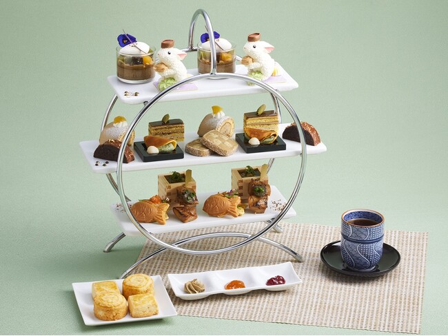 【ロイヤルパークホテル】好評につき5回目の「森乃園」とのコラボ！「ほうじ茶アフタヌーンティー」を発売。