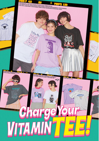 約130種類ものTシャツがPLAZAに大！大！大集合！自分の“好き”がデザインされたTシャツで、気分を上げよう！