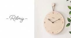 韓国インテリア雑貨ブランド「Rilmy」が、つるして使える新商品「ウッドペンダントクロック」を4月19日に発売！デザインはInstagramフォロワーと共に開発