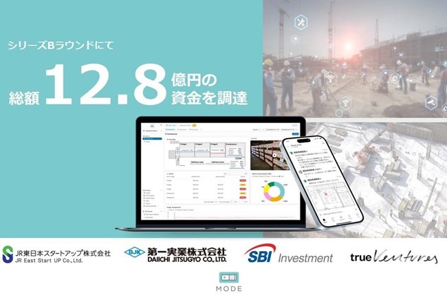 MODE、シリーズBファーストクローズとして約12.8億円の資金を調達