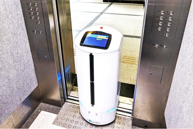 日本オーチス、大分県庁でクラウドによる搬送ロボットとの連携に成功
