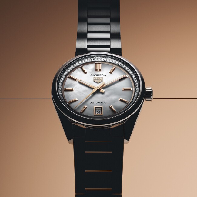 タグ・ホイヤーが永遠に讃歌を奏でる、エレガントでプレシャスな「タグ・ホイヤー カレラ デイト 」を発表