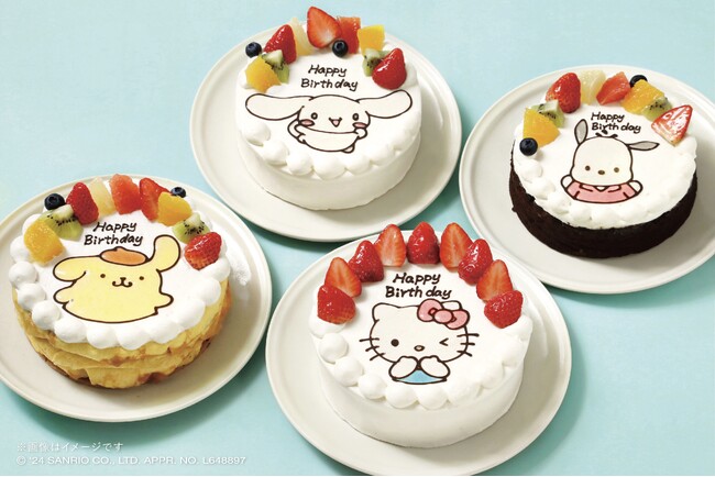 サンリオキャラクターズとのコラボレーション！ 誕生日やイベントを彩るサンリオのキャラクターのイラストケーキが4月1５日（月）より特別感のあるビジュアルになって新登場！