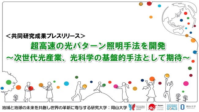 超高速の光パターン照明手法を開発 ～次世代光産業、光科学の基盤的手法として期待～〔北海道大学、岡山大学、科学技術振興機構〕