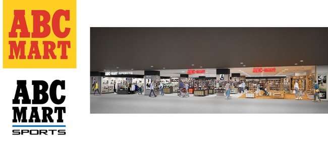 ABC-MART / ABC-MART SPORTS イオンモール茨木店　2024年4月13日（土）リニューアルオープン