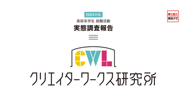 クリエイターワークス研究所【24年卒美術系学生就活実態調査】を発表。「やりがいのある仕事であれば中堅・中小企業でもよい」が昨年より17.4ポイント増加