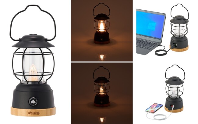 ゆらめき＆きらめき点灯モード搭載！竹が香るナチュラルモダンな蓄電式LEDランタン「Bamboo ゆらめき・ナイトランタン」新発売！