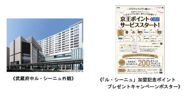 4月26日(金)「京王ポイント」が武蔵府中ル・シーニュの13店舗で利用可能になります!