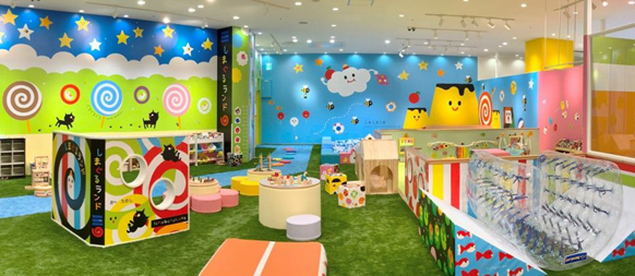 ０～２歳児を安心して遊ばせることができる！ 「しましまぐるぐる」をモチーフにした「しまぐるランド」が、ららぽーと名古屋みなとアクルスに4月25日（木）オープン