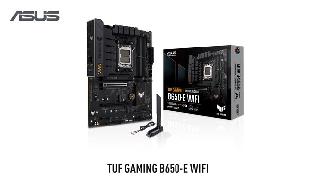 AMD B650チップセット搭載マザーボード「TUF GAMING B650-E WIFI」を発表