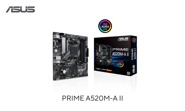 AMD A520チップセット搭載マザーボード 「PRIME A520M-A II」を発表