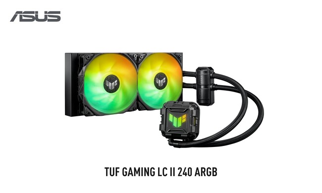 ASUSのゲーミングシリーズTUF GAMINGより240mmオールインワンクーラー「TUF GAMING LC II 240 ARGB」を発表