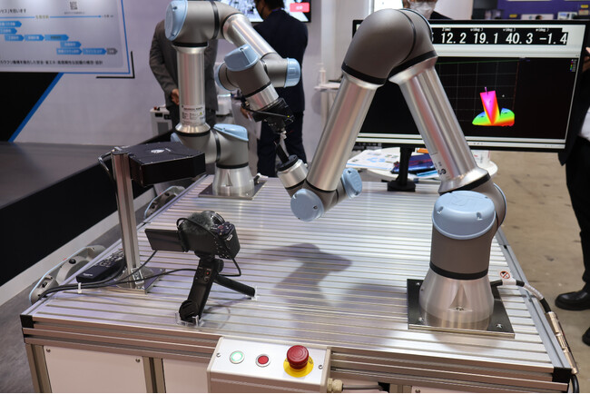 「UR協働ロボットフェア2024」に出展　3D点群データを活用したロボット高精度位置補正システムを展示