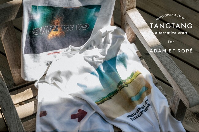 TANGTANGがADAM ET ROPEのためだけに別注制作したフォトデザイン・グラフィックデザインのTシャツ4型が発売！