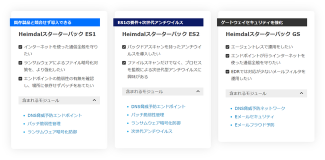 サイバーセキュリティの予算・人材・ノウハウ不足を解消　エントリーユーザー向け Heimdalセキュリティスイート「Heimdal スターターパック」販売開始