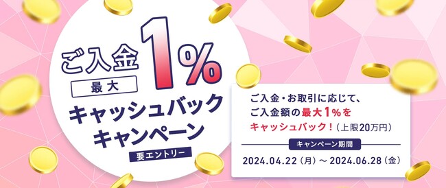 【みんなのFX】ご入金で最大20万円が受け取れるキャンペーンを実施します!