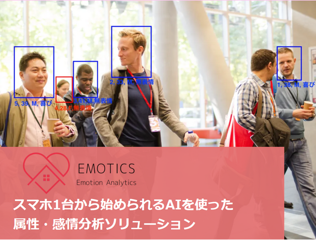 店舗DX AIカメラソリューション 『EMOTICS』に新機能を追加し正規版の提供を開始