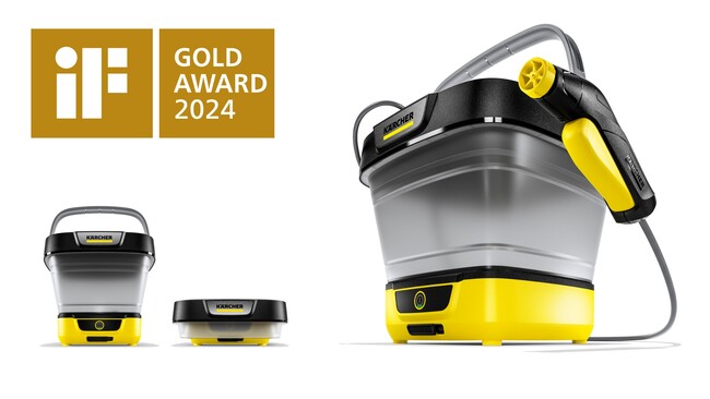ケルヒャー OC 3 Foldableが国際的なデザイン賞　「iFデザインアワード2024」の最高賞を獲得