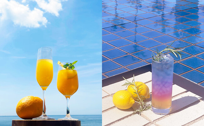 初夏限定の新作ドリンク！海で味わう柑橘ドリンクを【リビエラ逗子マリーナ】のリストランテAOとマリブファームで6/30まで販売！