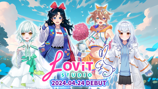 ひつじにシティポップ・チアリーダー・雨が大好きな女の子4名の新人ライバーが4月24日（水）18時より初配信実施