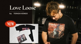 寺田健吾のメンズファッションブランド「Love Loose」が新商品を発表、コンセプトは「夜の二人乗り自転車」