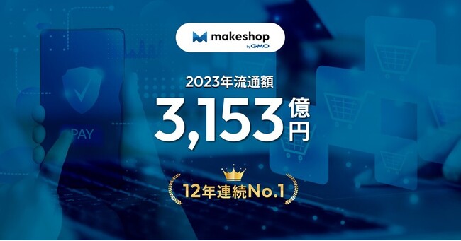 「makeshop byGMO」、年間流通額が12年連続でEC構築SaaS業界No.1！累計流通額は2兆5,000億円を突破【GMOメイクショップ】