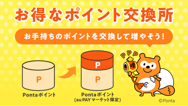 au PAY マーケット「お得なポイント交換所」が7月1日にリニューアル【auスマートパスプレミアム】会員ならいつでも1.5倍のポイント増量可能に※500ポイント/月まで