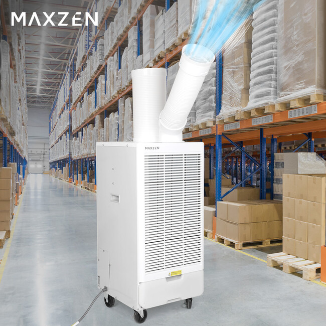 設置工事不要でかんたん操作、排熱ダクトや排水に工夫を凝らしたスポットクーラーを、ジェネリック家電ブランド「MAXZEN」より2024年4月26日から発売