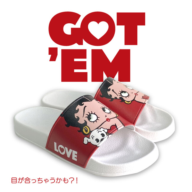 シンクイノベーション(株)よりアメリカ生まれのキュートなキャラクター「Betty Boop(TM)（ベティー ブープ(TM)）」のシャワーサンダルが発売されます！