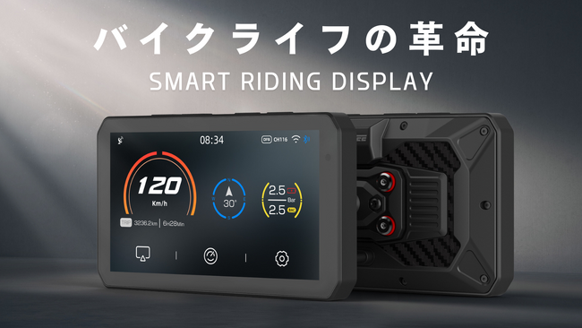 【バイクライフの革命、ライディングの新世紀】更に便利に楽しくを追求！ミラーリング可能なディスプレイ【AIO-5Play】をMakuakeにて先行販売開始