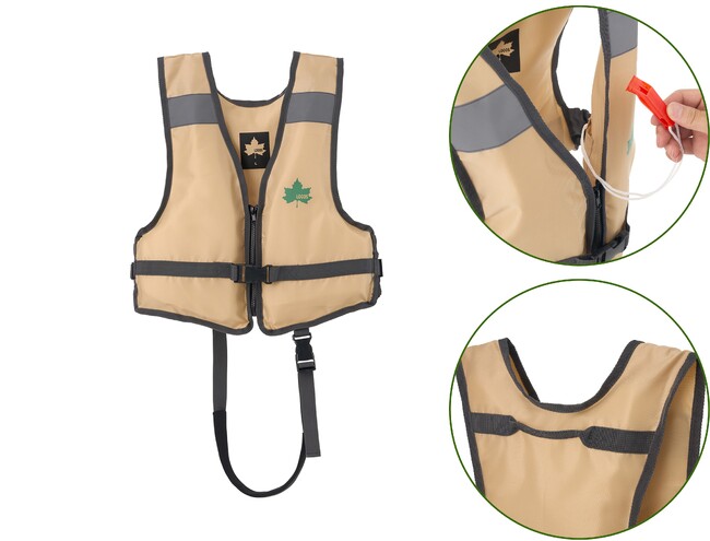 水遊びで活躍！着脱簡単＆二重ロック構造で安全性アップ！「LOGOS KIDSフローティングベスト」2サイズ 新発売！