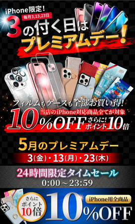 【シズカウィル】au PAY マーケット公式販売店5月3日「プレミアムデー」タイムセール開催！