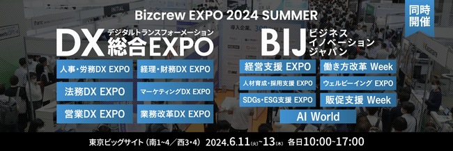 【来場登録開始】460社/1,150製品出展 日本最大級* DX・ビジネス変革の総合展開催！富士通、サッポロ、マイクロソフト、三井住友銀行など特別講演も36本併催
