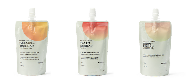 無印良品 肌のことを考えてつくったゼリー3種発売のお知らせ