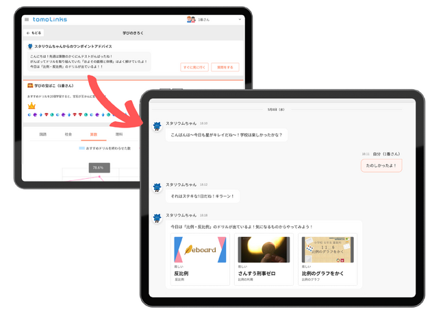 教育専門知識と教育ビッグデータを活用したソリューション「tomoLinks」 教育現場に密着した対話型生成AI機能を開発