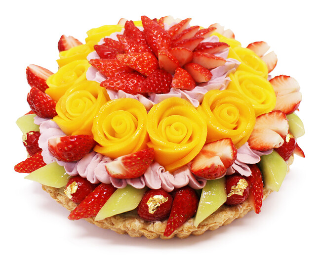 フルーツの花束に思いを込めて!カフェコムサで「母の日限定ケーキ」を展開