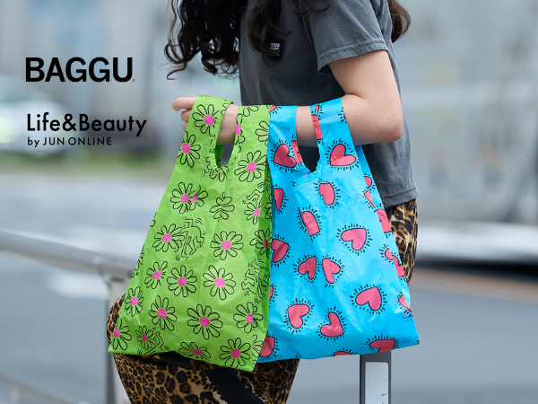 Life&Beauty by JUN ONLINEにてカリフォルニアで生まれたバッグブランドBAGGU(バグゥ)のお取り扱いをスタート。新作のライフスタイルアイテムを紹介する特集記事も公開中。