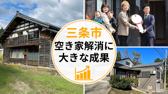 【新潟県三条市】三条市の空き家解消に大きな成果 2年前から空き家相談は20倍以上、流通は約6倍に