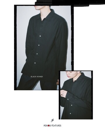 【L'ECHOPPE】PERIOD FEATURES 別注 4play khadi black