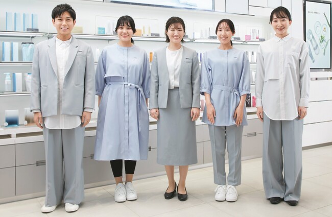 ファンケル直営店舗の制服を4年ぶりに刷新