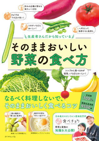 100万人が登録する日本最大の産直通販サイトに聞いた！『生産者さんだから知っているそのままおいしい野菜の食べ方』 5月15日発売！