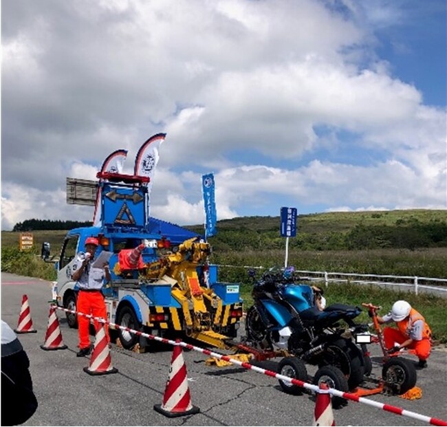 【JAF長野】霧ヶ峰バイクフェスティバルにJAFブースを出展